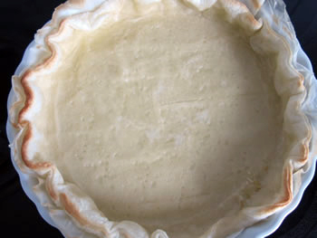 precooked dough for quiche lorraine