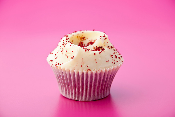 Red Velvet cupcake from The Hummingbird Bakery - credit photo Benjamin C. M. Backhouse