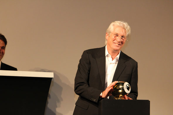 Richard Gere and Golden Icon Award at ZFF copyright ZFF