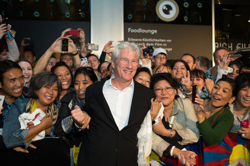 Richard Gere with fans at the ZFF before award ceremony - copyright ZFF