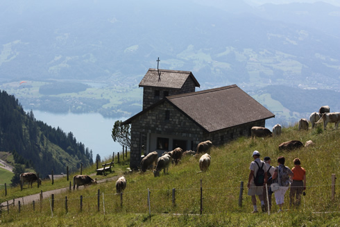 View from the Hotel Rigi Kulm on Mt Rigi, Lucerne