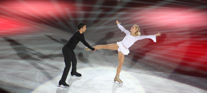 Robin Szolkowy and Aljona Savchenko at Art on Ice - coypright Véronique Gray