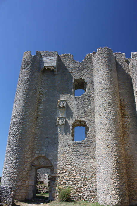 Ruined castle of Angles sur l'Anglin