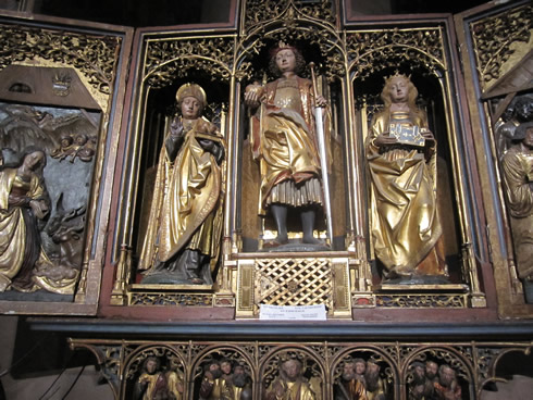 Strasbourg cathedral - St- Catherine, Nicolas and Pancrace