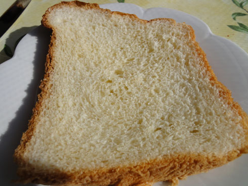 Slice of Viennese bread