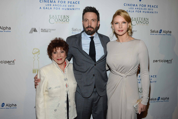 Takla, Affleck and Veronica Ferres - Cinema For Peace 2013 Gala For Humanity Honoring Ben Affleck And The Eastern Congo Initiative - copyright Cinema For Peace