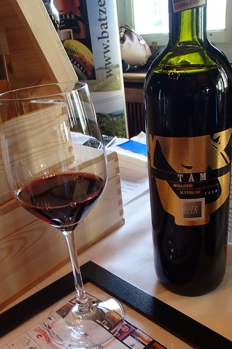 Tam wine from Batzella wine estates - copyright Veronique Gray