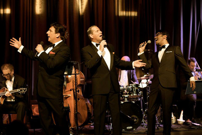 The trio of the Definitive Rat Pack - Stephen Triffitt, Mark Adams and George Daniel Long - copyright The Definitive Rat Pack