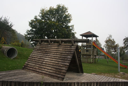 Playground at the campground of Tuerlersee