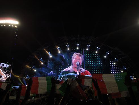 Bon Jovi at the Udine Friuli stadium 