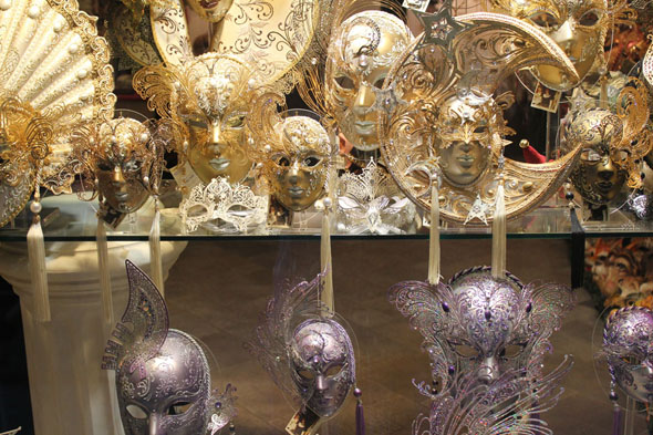 Venetian masks for the Carnival