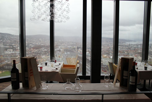 View from Clouds Restaurant on an overcast day