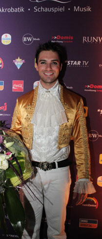 Vincent Vignaud after the Première of Swiss Christmas