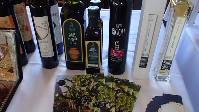 Wines from the Azienda Agricola Rigoli - copyright Veronique Gray