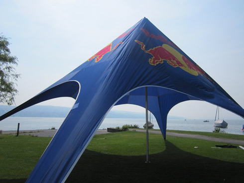 Red Bull tent