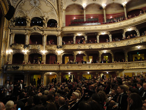 Zurich Film Festival award ceremony at the Zurich Opera House