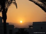 Beautiful sunset Sharm mountains