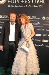 rolf-hiltl-and-wife-marielle-on-green-carpet