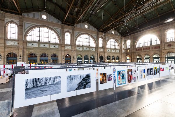 The Swiss Art Expo at the Zurich main train station
