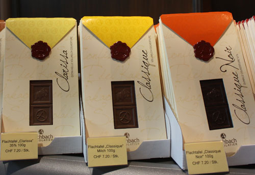 Aeschbach chocolate bar packaging