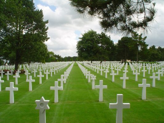 Véronique Gray had a moving experience at Omaha Beach and at the American Military Cemetery in Colleville-sur-Mer