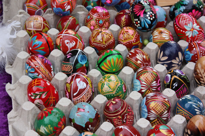 Russian eggs for Easter, Viennese market
