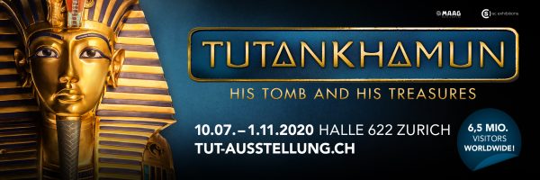 The Pharaoh comes to Zurich: ‘Tutankhamun – His Tomb and His Treasures’ at Halle 622 Zurich