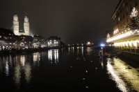 Floating candles on the Limmat River in Zurich – Lichterschwimmen 2012
