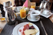 Romantic Hotel Muottas Muragl Breakfast  credit photo Veronique Gray